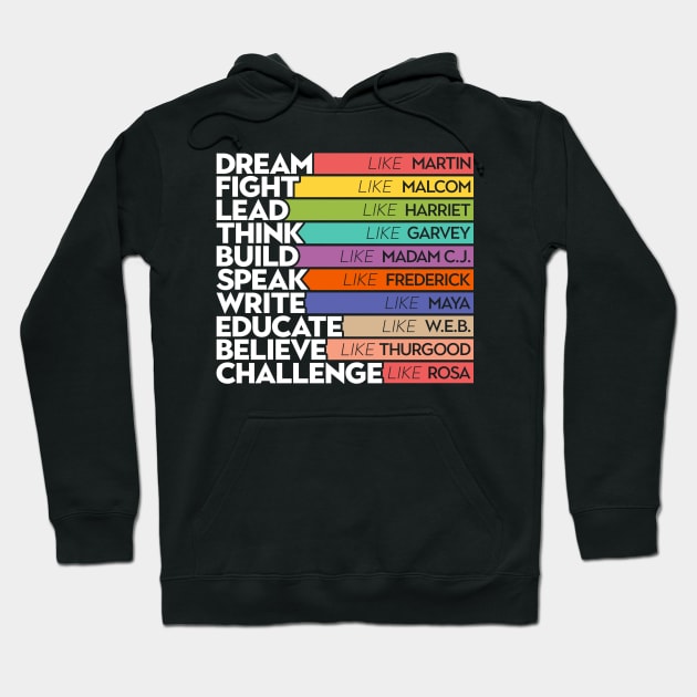 Black Lives Matters - Black Leaders Black History Month Hoodie by MichaelLosh